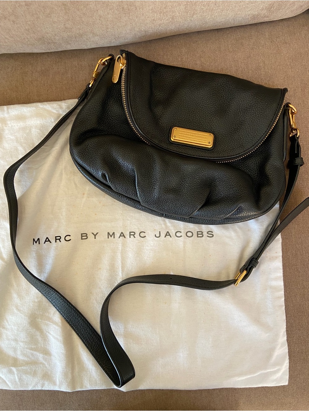 Marc by Marc Jacobs Classic Q Natasha Black Leather Bag Like New